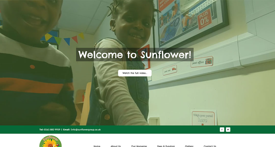 Image of the homepage for Jigsaw Early Years